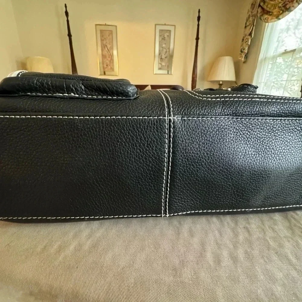 Bradley..Black and White satchel - Picture 4 of 6